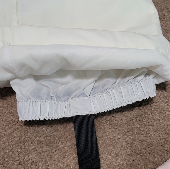 Spyder white snow pants - women's size 6 - Picture 4 of 4